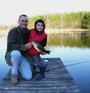 Mark Moon, Son and Fish